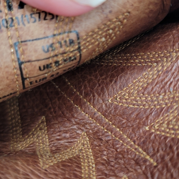 Ariat Heritage R Toe Distressed Brown Cowgirl Western Boots Size 11 EU 42.5 - Picture 9 of 16